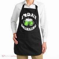 Funny St Patricks Day I Love Day Drinking Love Beers Gift Apron thumb 2
