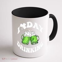 Funny St Patricks Day I Love Day Drinking Love Beers Gift Coffee Mug thumb 1