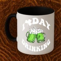 Funny St Patricks Day I Love Day Drinking Love Beers Gift Coffee Mug thumb 2