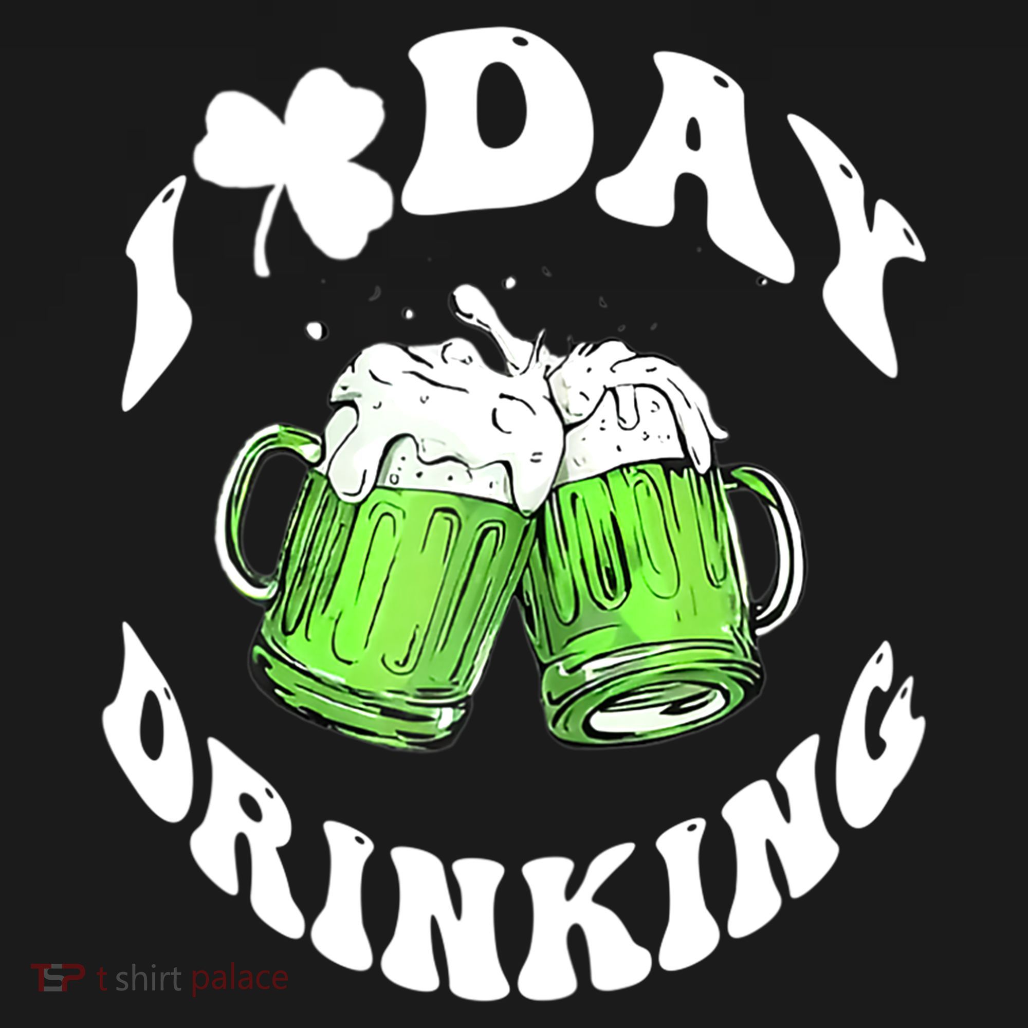 Funny St Patricks Day I Love Day Drinking Love Beers Gift Coaster