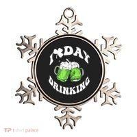 Funny St Patricks Day I Love Day Drinking Love Beers Gift Ornament thumb 0
