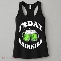 Funny St Patricks Day I Love Day Drinking Love Beers Gift Women's Tank Top thumb 3