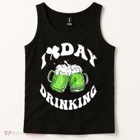 Funny St Patricks Day I Love Day Drinking Love Beers Gift Tank Top thumb 2