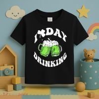 Funny St Patricks Day I Love Day Drinking Love Beers Gift Toddler T-Shirt thumb 3