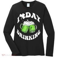 Funny St Patricks Day I Love Day Drinking Love Beers Gift Women's Long Sleeve Shirt thumb 0