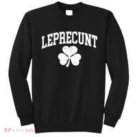 Funny St Patrick's Day Leprecunt Sweatshirt thumb 0