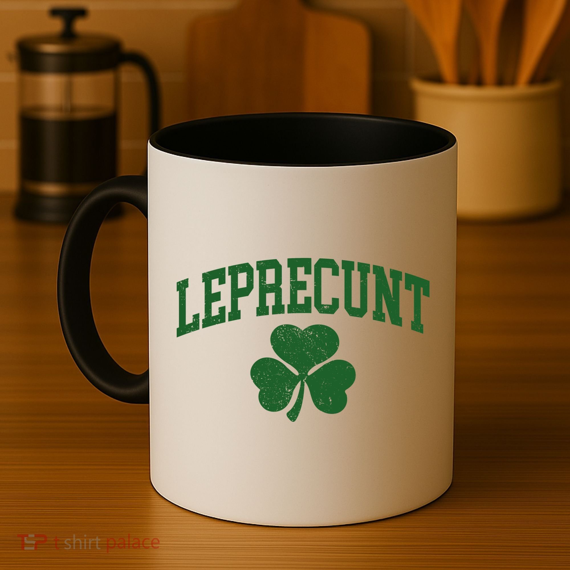 Funny St Patrick's Day Leprecunt Coffee Mug