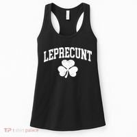 Funny St Patrick's Day Leprecunt Women's Tank Top thumb 0