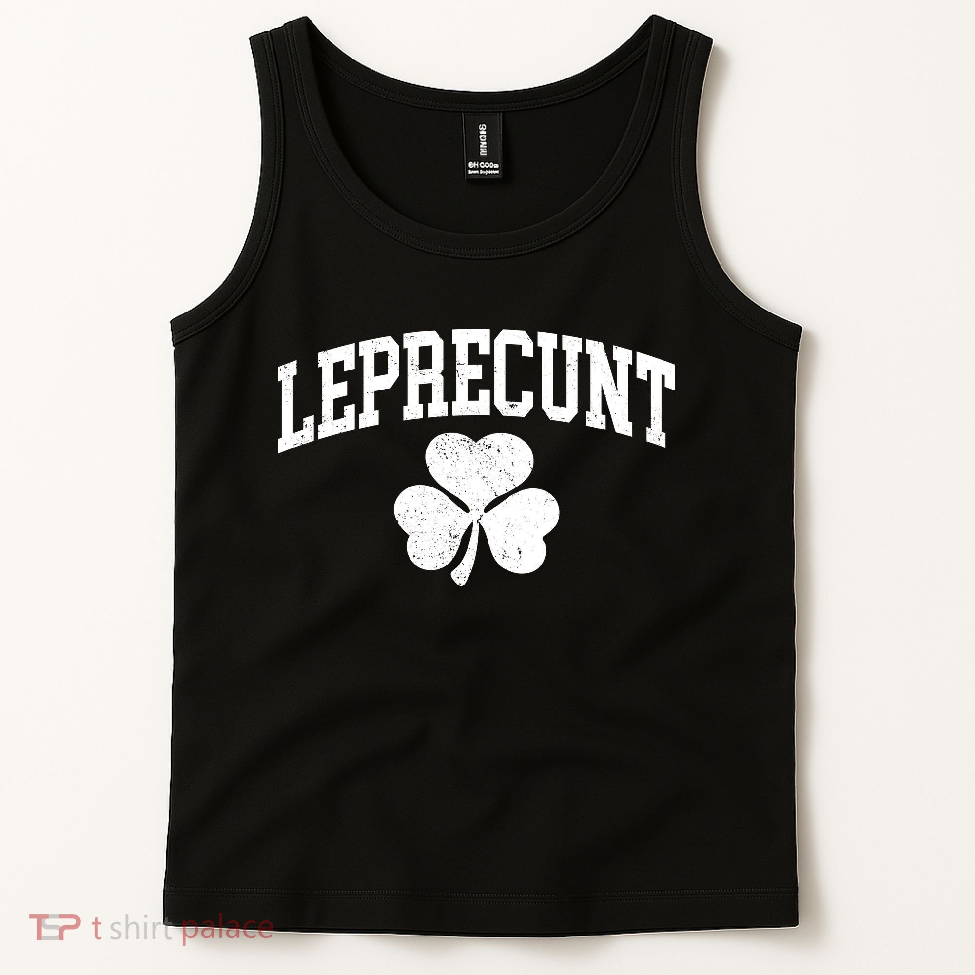 Funny St Patrick's Day Leprecunt Tank Top