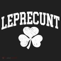 Funny St Patrick's Day Leprecunt Golf Towel thumb 3