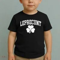 Funny St Patrick's Day Leprecunt Toddler T-Shirt thumb 2