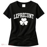 Funny St Patrick's Day Leprecunt Women's T-Shirt thumb 0