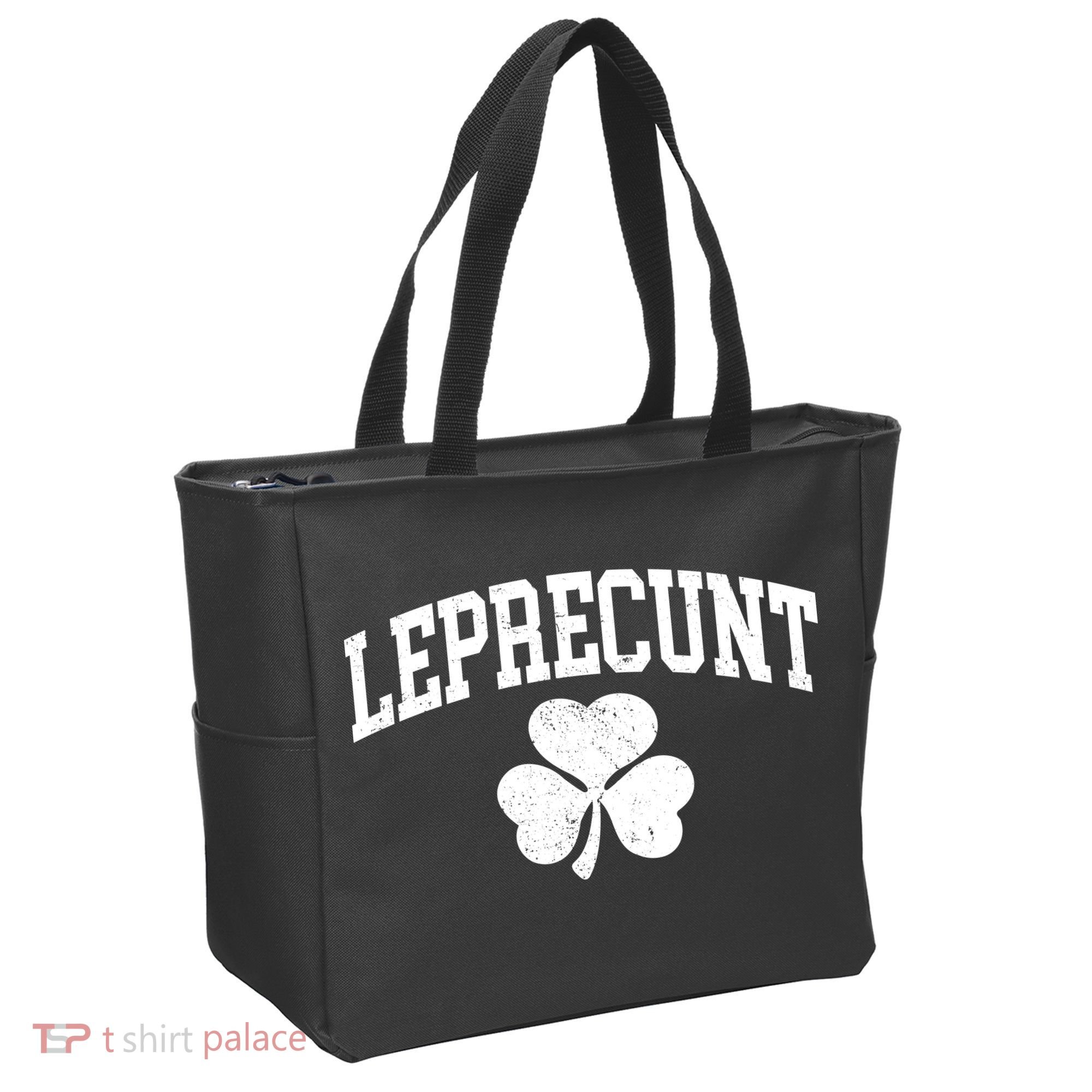 Funny St Patrick's Day Leprecunt Tote Bag