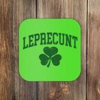 Funny St Patrick's Day Leprecunt Coaster thumb 0