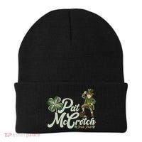 Funny St. Patrick's Day Pat McCrotch Irish Pub Leprechaun Beanie thumb 0