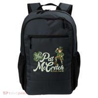 Funny St. Patrick's Day Pat McCrotch Irish Pub Leprechaun Backpack thumb 0