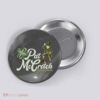 Funny St. Patrick's Day Pat McCrotch Irish Pub Leprechaun Button thumb 0