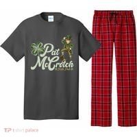 Funny St. Patrick's Day Pat McCrotch Irish Pub Leprechaun Pajama Set thumb 0