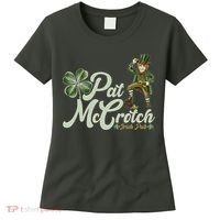 Funny St. Patrick's Day Pat McCrotch Irish Pub Leprechaun Women's T-Shirt thumb 0
