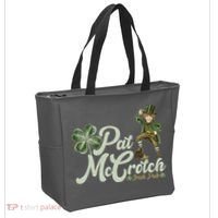 Funny St. Patrick's Day Pat McCrotch Irish Pub Leprechaun Tote Bag thumb 2
