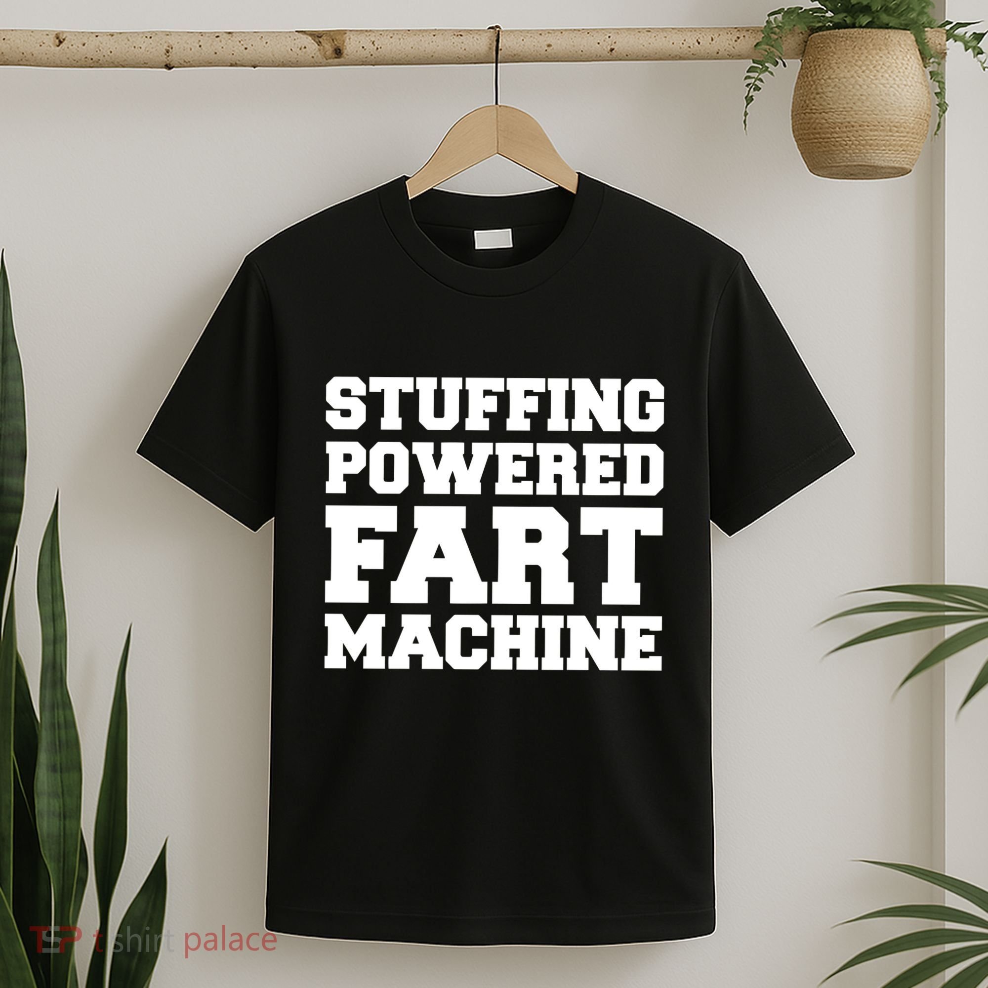 Fuckadvertisements Stuffing Powered Fart Machine T-Shirt