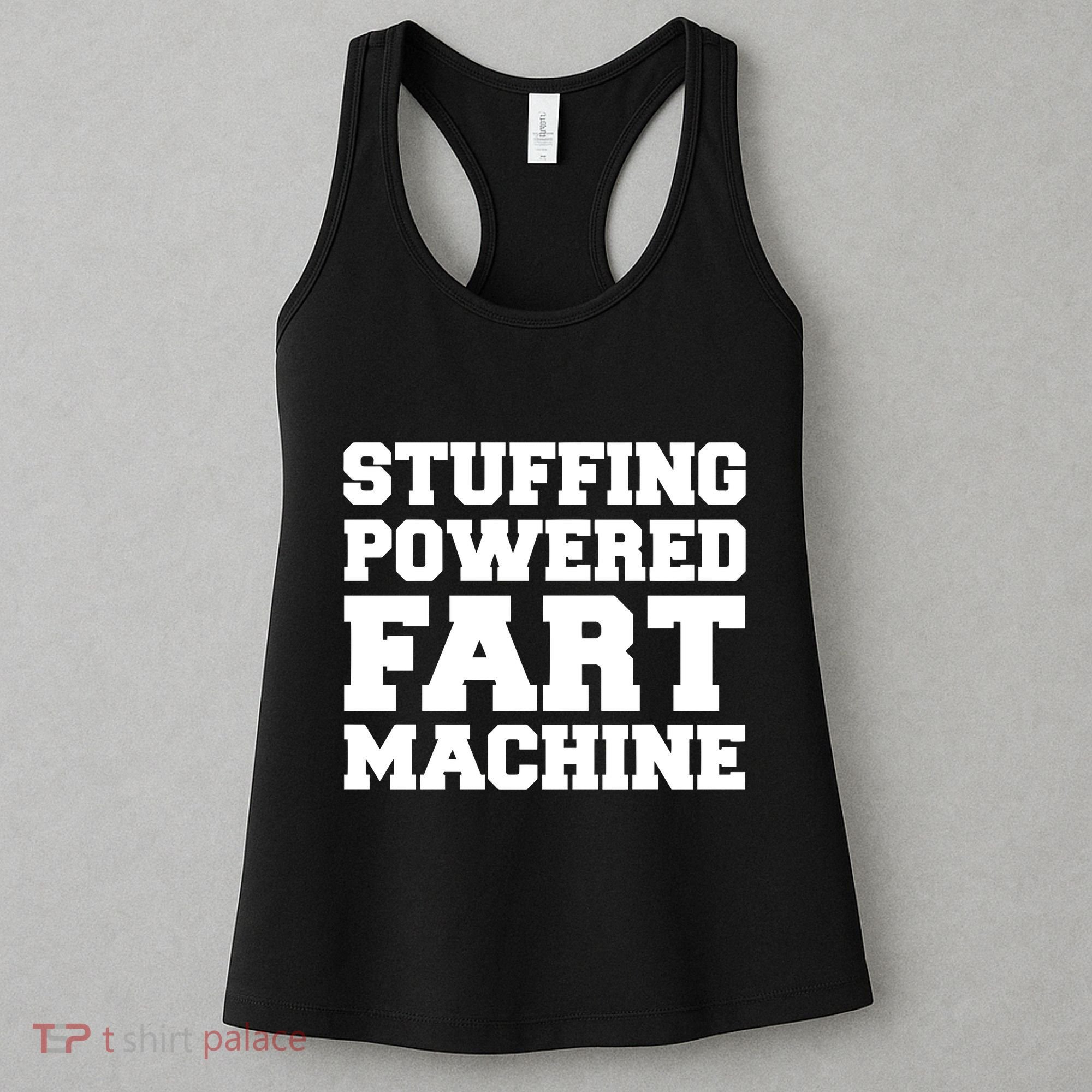 Fuckadvertisements Stuffing Powered Fart Machine Women's Tank Top