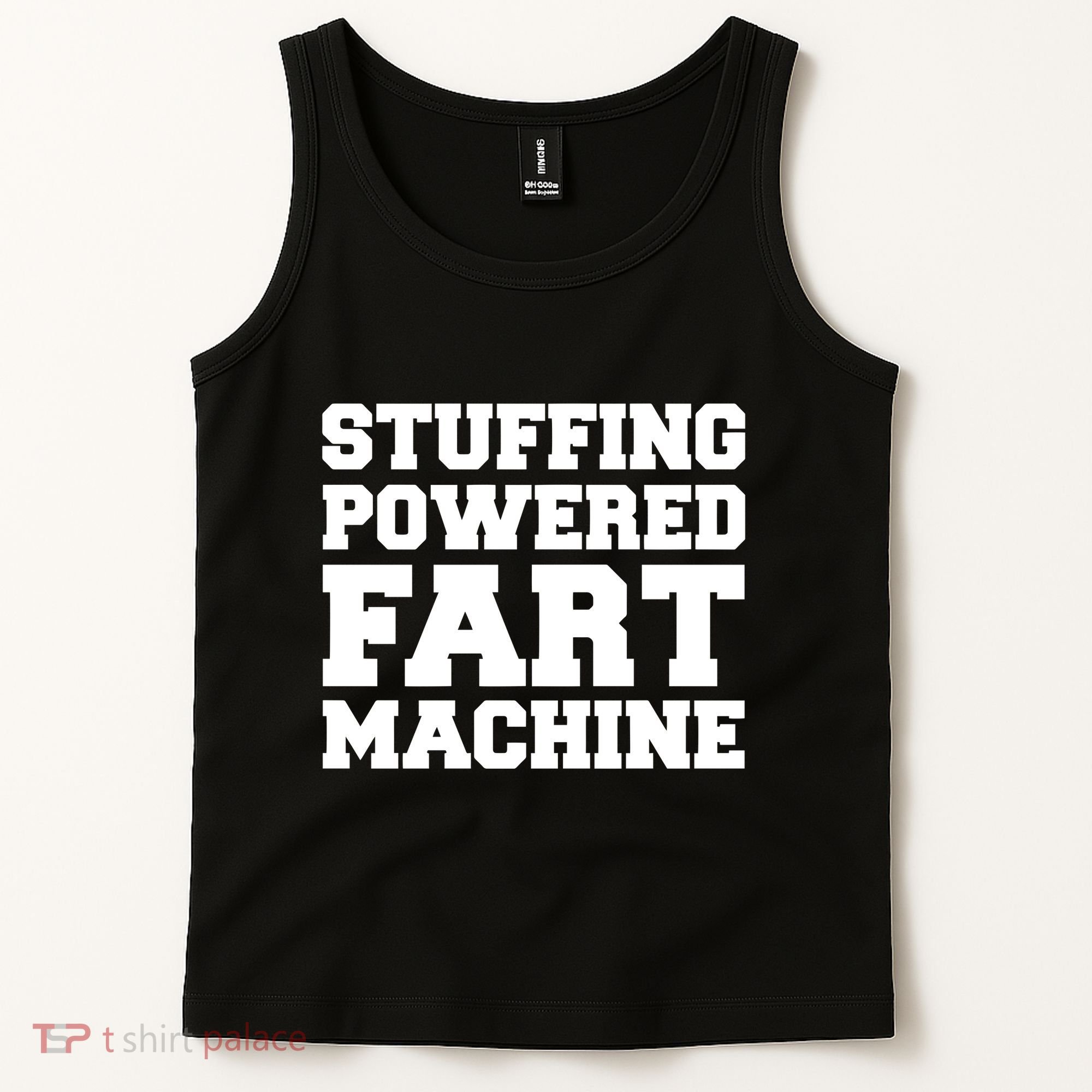 Fuckadvertisements Stuffing Powered Fart Machine Tank Top