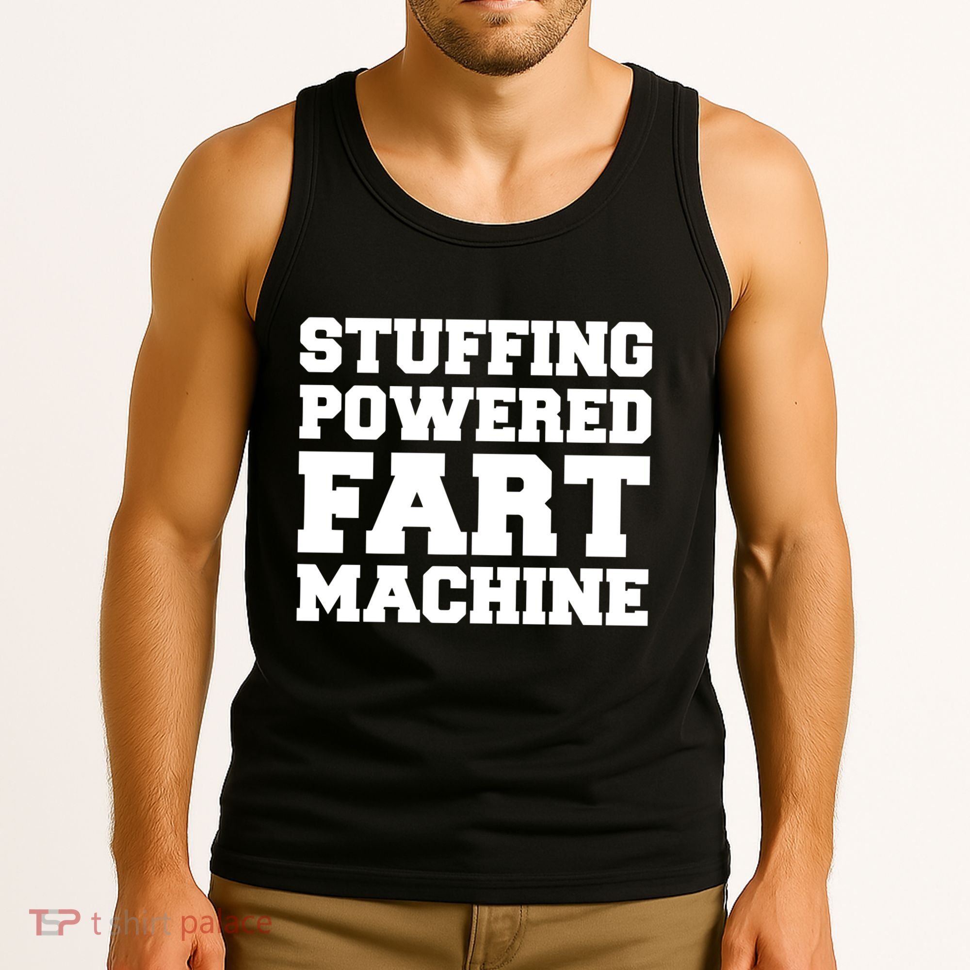 Fuckadvertisements Stuffing Powered Fart Machine Tank Top