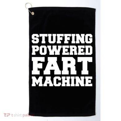 Fuckadvertisements Stuffing Powered Fart Machine Golf Towel