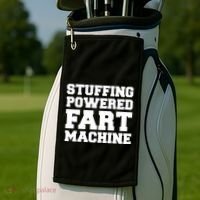 Fuckadvertisements Stuffing Powered Fart Machine Golf Towel thumb 2