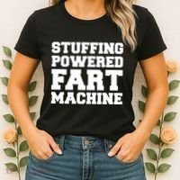 Fuckadvertisements Stuffing Powered Fart Machine Women's T-Shirt thumb 2