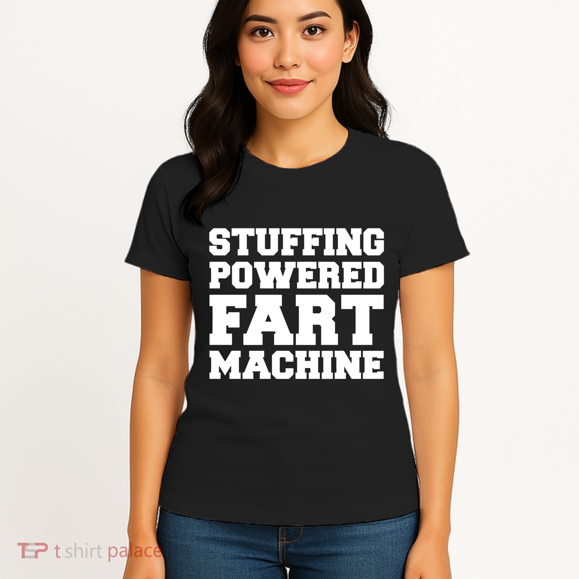 Fuckadvertisements Stuffing Powered Fart Machine Women's T-Shirt