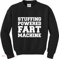 Fuckadvertisements Stuffing Powered Fart Machine Kids Sweatshirt thumb 0