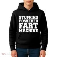 Fuckadvertisements Stuffing Powered Fart Machine Kids Hoodie thumb 4