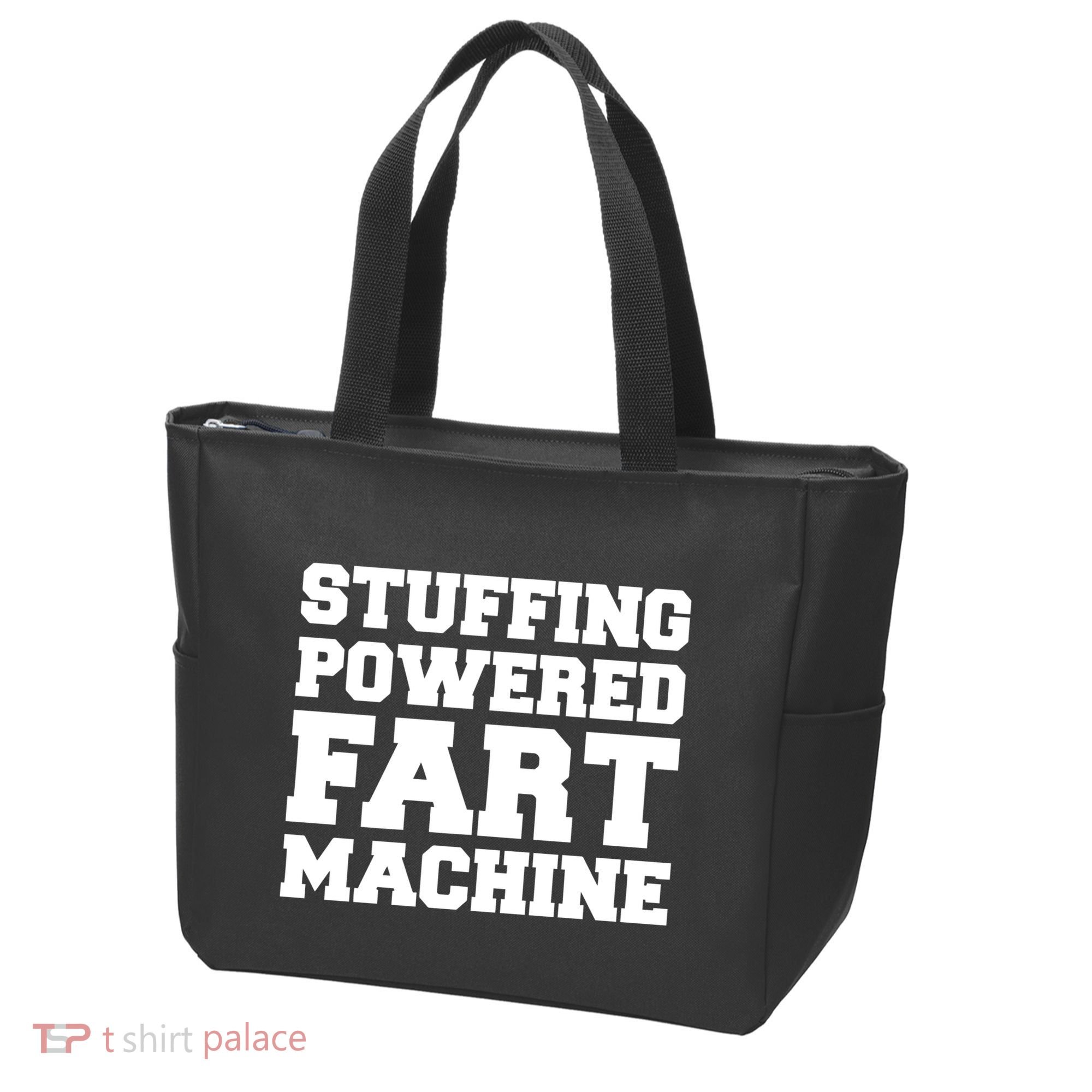 Fuckadvertisements Stuffing Powered Fart Machine Tote Bag