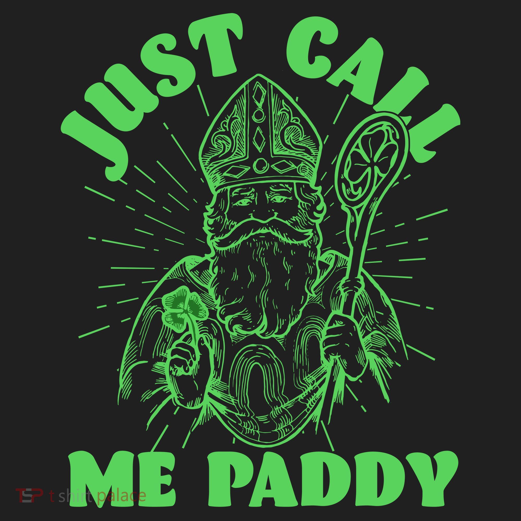 Funny Saint Patricks Day Just Call Me Paddy Golf Towel