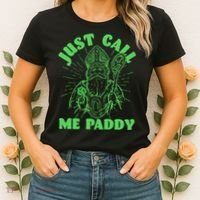Funny Saint Patricks Day Just Call Me Paddy Women's T-Shirt thumb 2