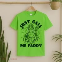 Funny Saint Patricks Day Just Call Me Paddy T-Shirt thumb 2
