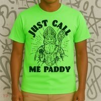 Funny Saint Patricks Day Just Call Me Paddy T-Shirt thumb 3