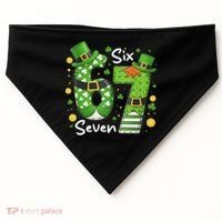 Funny St Patrick's Day 67 Meme USA-Made Doggie Bandana thumb 0