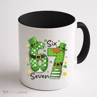 Funny St Patrick's Day 67 Meme Coffee Mug thumb 1