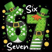 Funny St Patrick's Day 67 Meme Women's Hoodie thumb 2