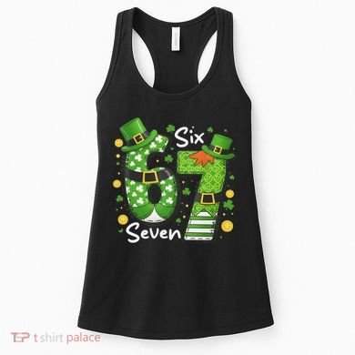 Funny St Patrick's Day 67 Meme Women's Tank Top