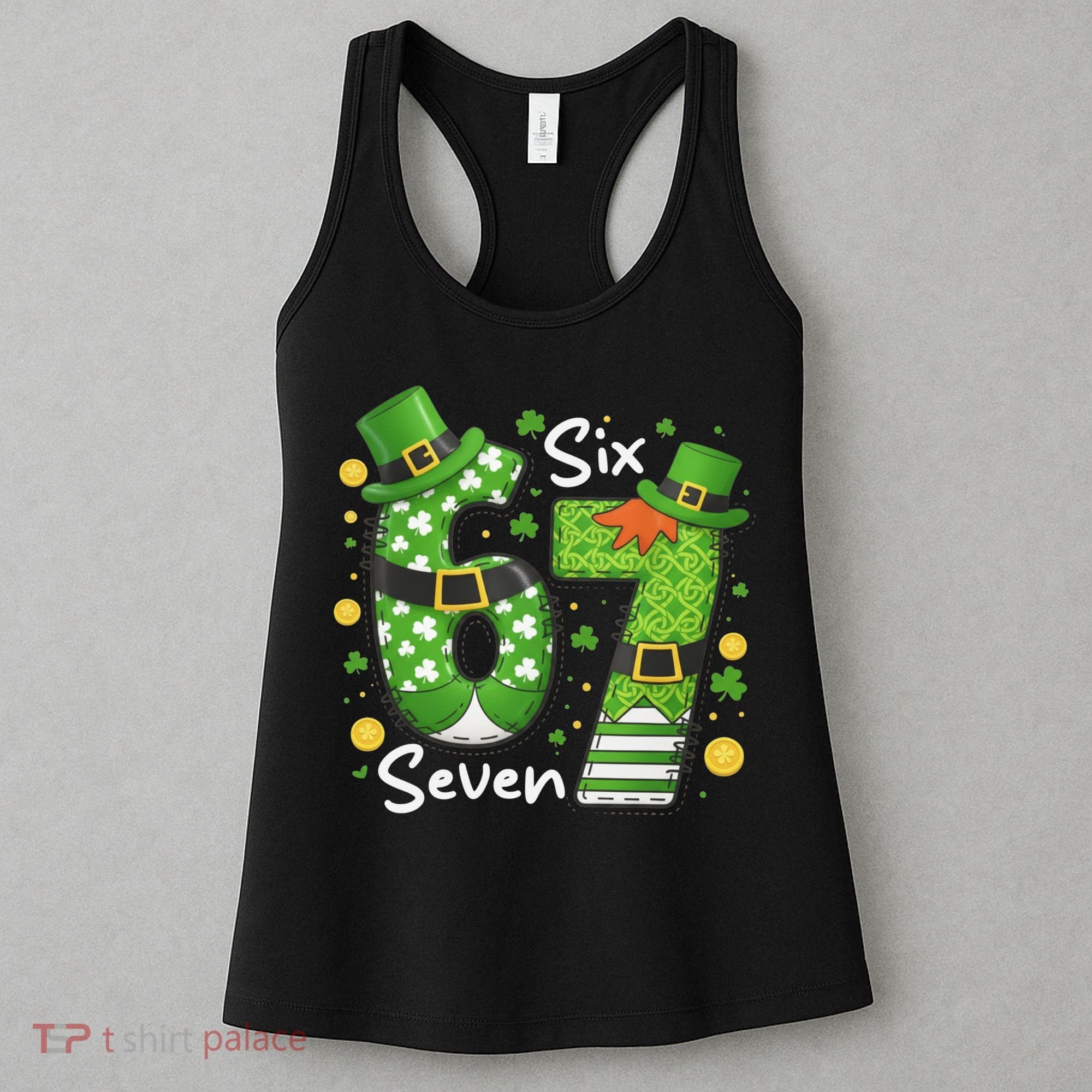 Funny St Patrick's Day 67 Meme Women's Tank Top