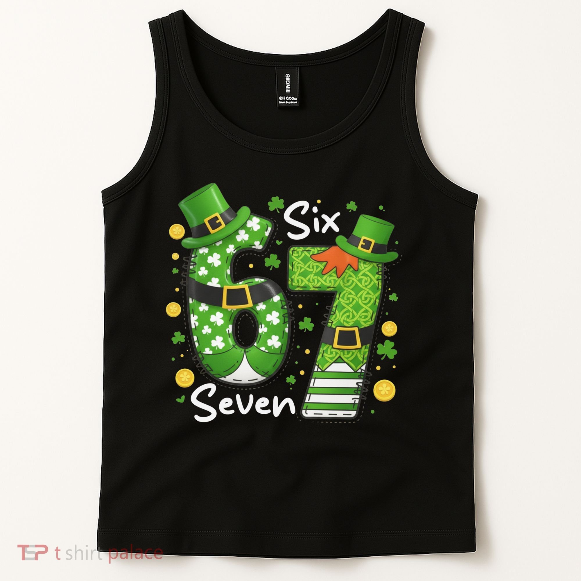 Funny St Patrick's Day 67 Meme Tank Top