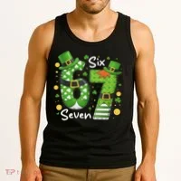 Funny St Patrick's Day 67 Meme Tank Top thumb 3