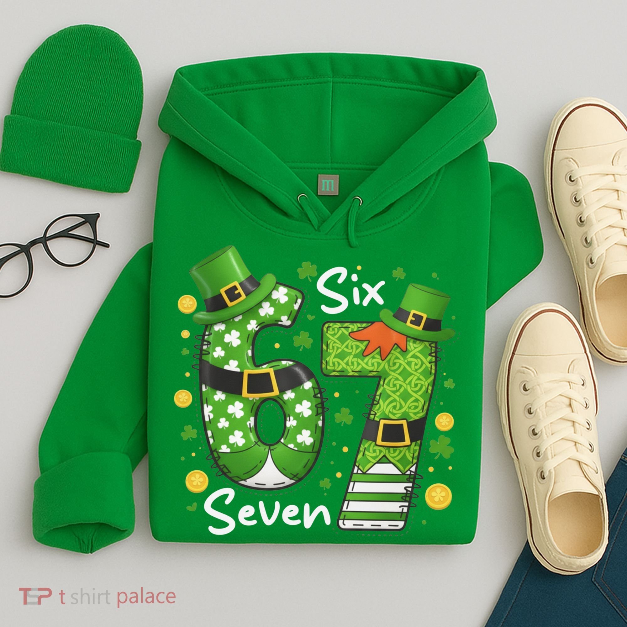 Funny St Patrick's Day 67 Meme Hoodie