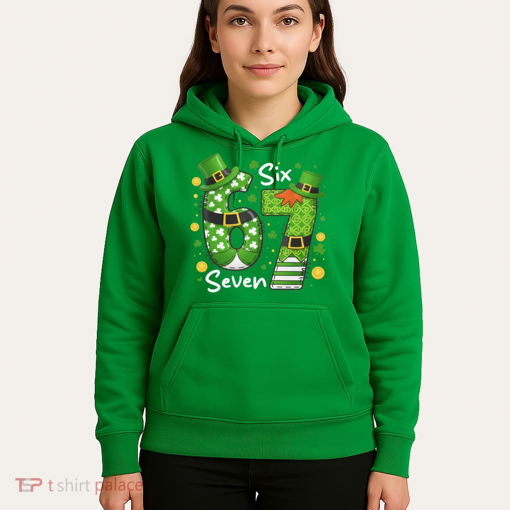 Funny St Patrick's Day 67 Meme Hoodie