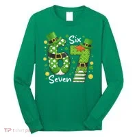 Funny St Patrick's Day 67 Meme Long Sleeve Shirt thumb 0