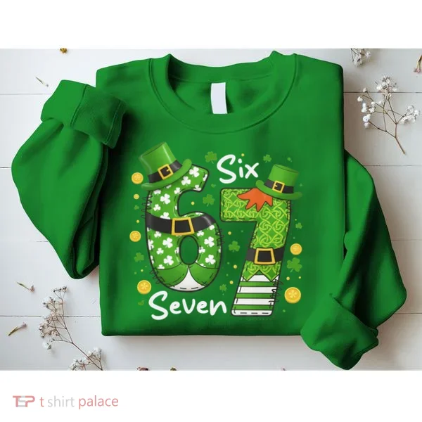 Funny St Patrick's Day 67 Meme Sweatshirt